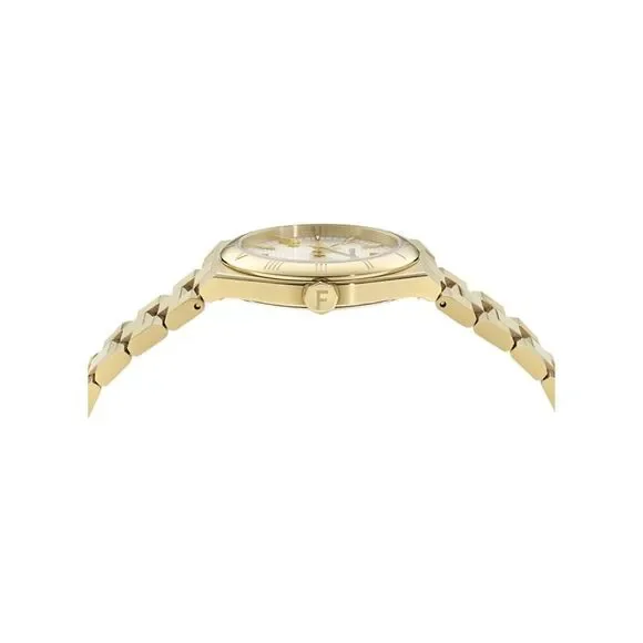 Ferragamo Vega Upper East Bracelet Watch Gold Womens